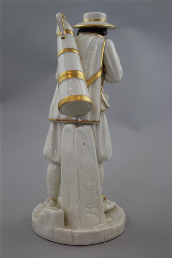 A Royal Worcester figure of a water carrier, modelled by James Hadley, 16.5cm